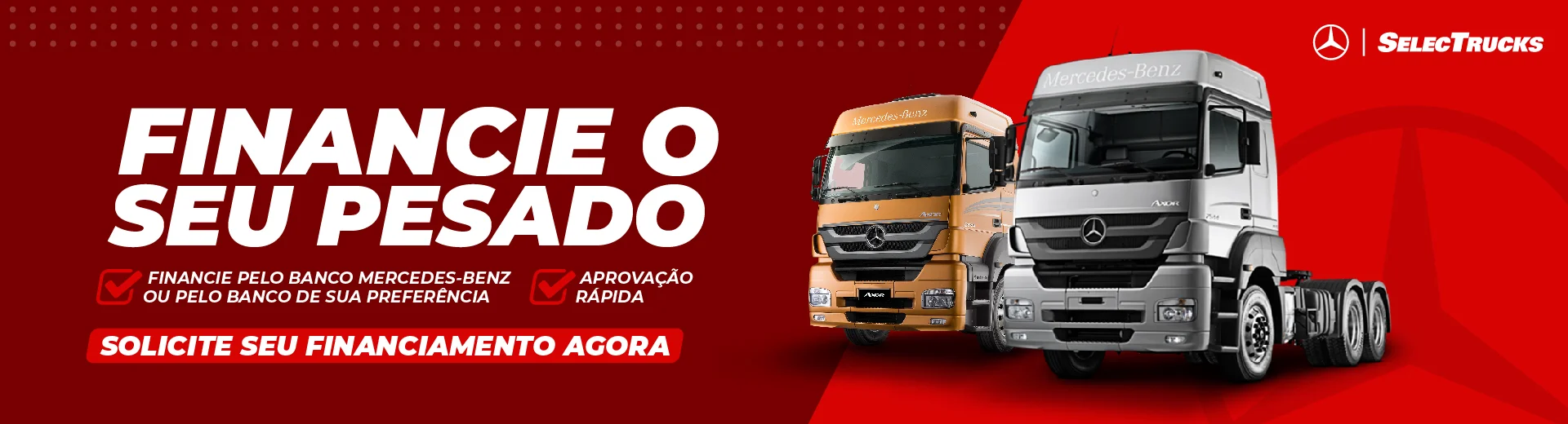 SelecTrucks: Financimento para caminhão